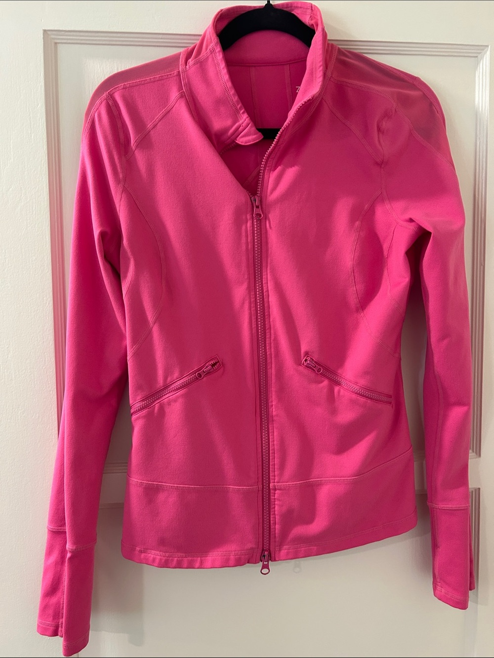Zella Hot Pink Full-Zip Utility Jacket
